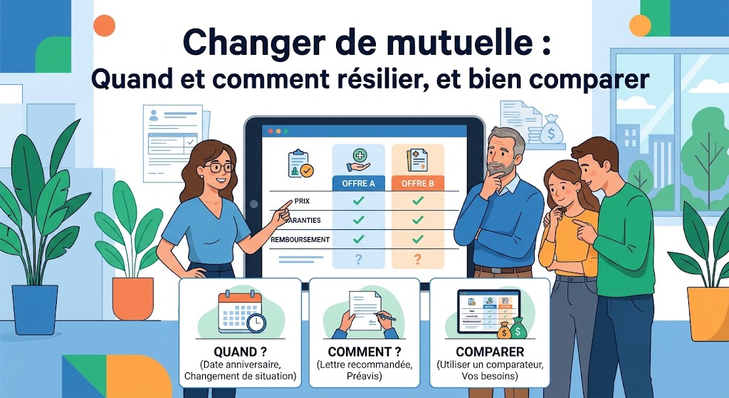 Changer de mutuelle Quand et comment résilier, et bien comparer